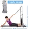 imageAeroPilates Precision Cadillac Studio Tower Strength and Toning System Equipment Station for Pilates and Workouts Gray