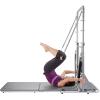 imageAeroPilates Precision Cadillac Studio Tower Strength and Toning System Equipment Station for Pilates and Workouts Gray