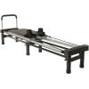 imageAeroPilates Reformer  Pilates Reformer Workout Machine for Home Gym  Cardio Fitness Rebounder Up to 300 lbs Weight Capacity Black