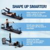 imageAeroPilates Reformer 4420 Plus Floor Mat  Pilates Reformer Workout Machine for Home Gym  Cardio Fitness Rebounder  Foldable  300 lbs Weight Capacity