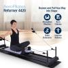 imageAeroPilates Reformer 4420 Plus Floor Mat  Pilates Reformer Workout Machine for Home Gym  Cardio Fitness Rebounder  Foldable  300 lbs Weight Capacity