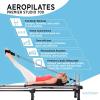 imageAeroPilates Reformer Home Workout Equipment Pilates Machine wResistanceBlack