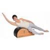 imageAeroPilates Stamina Products Posture Corrector Pilates Barrel with Upholstered Surface and Built In Handle for Strength Training Wood and BlackSpine Corrector Pilates Barrel