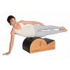 imageAeroPilates Stamina Products Posture Corrector Pilates Barrel with Upholstered Surface and Built In Handle for Strength Training Wood and BlackSpine Corrector Pilates Barrel