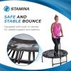 imageFitness Trampoline  Indoor Mini Rebounder Trampoline for Adults  Professionals Choice Safe ampamp Stable44Black