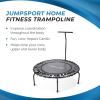 imageFitness Trampoline  Indoor Mini Rebounder Trampoline for Adults  Professionals Choice Safe ampamp Stable44Black