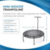 imageFitness Trampoline  Indoor Mini Rebounder Trampoline for Adults  Professionals Choice Safe ampamp Stable44Black