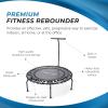 imageFitness Trampoline  Indoor Mini Rebounder Trampoline for Adults  Professionals Choice Safe ampamp Stable44Black