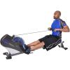 imageStamina ATS Air Rower Grey  Smart Workout App No Subscription Required  Foldable Rowing Machine for Home Use