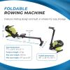 imageStamina ATS Air Rower Machine with Smart Workout App  Foldable Rowing Machine with Dynamic Air Resistance for Home Gym Fitness  Up to 250 lbs Weight CapacityATS Air Rower 351404