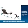 imageStamina ATS Air Rower Machine with Smart Workout App  Foldable Rowing Machine with Dynamic Air Resistance for Home Gym Fitness  Up to 250 lbs Weight CapacityATS Air Rower 351403