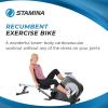imageStamina Conversion II Recumbent Exercise Bike and Rower  Cardio Machine with Smart Workout App  Exercise Bike for Home Workout  Up to 250 lbs Weight Capacity