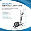 imageStamina Elliptical Training Machine with Smart Workout App  Compact Standing Elliptical Machine for Home Workout  Up to 250 lbs Weight CapacityElliptical Trainer 1704