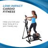 imageStamina Elliptical Training Machine with Smart Workout App  Compact Standing Elliptical Machine for Home Workout  Up to 250 lbs Weight CapacityElliptical Trainer 1704
