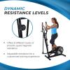 imageStamina Elliptical Training Machine with Smart Workout App  Compact Standing Elliptical Machine for Home Workout  Up to 250 lbs Weight CapacityElliptical Trainer 1704