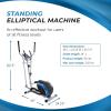 imageStamina Elliptical Training Machine with Smart Workout App  Compact Standing Elliptical Machine for Home Workout  Up to 250 lbs Weight CapacityElliptical Trainer 708