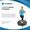 imageStamina Folding Trampoline with Smart Workout App Black  Portable Fitness Rebounder for Home Gym Cardio ampamp Strength Training Jumping Exercise Equipment38Black