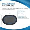 imageStamina Folding Trampoline with Smart Workout App Black  Portable Fitness Rebounder for Home Gym Cardio ampamp Strength Training Jumping Exercise Equipment45BlackBlue