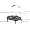 imageStamina Folding Trampoline with Smart Workout App Black  Portable Fitness Rebounder for Home Gym Cardio ampamp Strength Training Jumping Exercise Equipment495Black