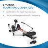 imageStamina Hydraulic Rowing Machine BodyTrac Glider with Cylinder Resistance 250 Lbs  Home and Gym Exercise Equipment  Ideal for Fitness Training and Body WorkoutGlider 1050