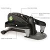 imageStamina Inmotion Compact Strider Foot Exercise Machine  Under Desk Elliptical  Standing or Seated Elliptical Fitness EquipmentBlack