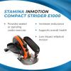 imageStamina Inmotion Compact Strider Foot Exercise Machine  Under Desk Elliptical  Standing or Seated Elliptical Fitness EquipmentBlackOrange