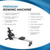 imageStamina Magnetic Rower  Rower Machine with Smart Workout App  Rowing Machine with Magnetic Resistance for Home Gym Fitness  Up to 250 lbs Weight CapacitySilver