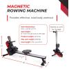 imageStamina Magnetic Rower  Rower Machine with Smart Workout App  Rowing Machine with Magnetic Resistance for Home Gym Fitness  Up to 250 lbs Weight CapacityBlackRed