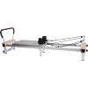imageStamina Products AeroPilates Precision Series Reformer Pilates Machine Resistance and Workout System for Home Gym WhiteGray