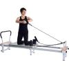 imageStamina Products AeroPilates Precision Series Reformer Pilates Machine Resistance and Workout System for Home Gym WhiteGray