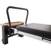 imageStamina Products AeroPilates Pro 565 Pilates Reformer with Oak Wood Base  Studio Grade for Home Use with Cardio Rebounder Adjustable Foot Bar 4 Resistance Springs and Workout DVDPro Series 565