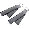imageStamina Products AeroPilates Wide Double Loop Hand and Foot Padded Foam Straps with Textured Surface and Carrying Bag Gray Set of 2