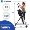 imageStamina Products Cardio Climber Home Workout Fitness Exercise Machine with Smart Coaching LCD Monitor And Wheels for Easy Storage