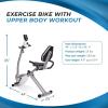 imageStamina Recumbent Exercise Bike with Arm Workout  Fitness Bike with Smart Workout App  Recumbent Exercise Bike for Home Workout  Up to 250 lbs Weight Capacity