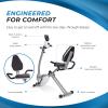 imageStamina Recumbent Exercise Bike with Arm Workout  Fitness Bike with Smart Workout App  Recumbent Exercise Bike for Home Workout  Up to 250 lbs Weight Capacity