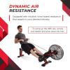 imageStamina X Air Rower  Rower Machine with Smart Workout App  Rowing Machine with Air Resistance for Home Gym Fitness  Up to 250 lbs Weight Capacity  BlackRed