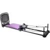 imageStamina Products AeroPilates Reformer Plus 379 Pilates Home Gym Equipment with Cardio Rebounder Padded Foot Bar 4 Resistance Cords and Workout DVDs