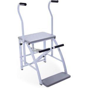 imageAeroPilates Precision Pilates Chair  2 Online ExpertGuided Workouts Included  Stream from Any Device Gray
