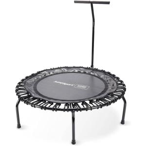 imageFitness Trampoline  Indoor Mini Rebounder Trampoline for Adults  Professionals Choice Safe ampamp Stable44Black