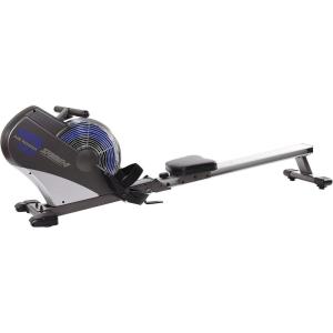 imageStamina ATS Air Rower Grey  Smart Workout App No Subscription Required  Foldable Rowing Machine for Home Use