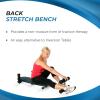 imageStamina InLine Back Stretch Bench Upper and Lower Back Stretcher  No Inversion Decompression Fitness Equipment  Up to 250 lbs Weight Capacity