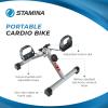 imageStamina InStride Cycle XL  Folding Cycle Pedal Exerciser  Fitness Bike with Smart Workout App for Seated Exercise  Foldable Exercise Bike for Home Workout
