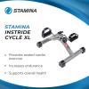 imageStamina InStride Cycle XL  Folding Cycle Pedal Exerciser  Fitness Bike with Smart Workout App for Seated Exercise  Foldable Exercise Bike for Home Workout