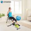 imageStamina Wonder Exercise Bike  Build Upper and Lower Body Strength on One Machine  Includes Two Online Workout Videos Chartreuse and Gray