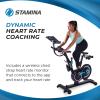 imageStamina mv Bike  Exercise Bike with Wireless Bluetooth Smart Mount  Integrated mv App for Personalized Home Workout  Up to 330 lbs Weight Capacity