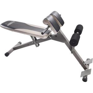 imageStamina Ab Hyperextension Bench Pro  Adjustable and Foldable Roman Chair with Smart Workout App for Home Workout  Up to 250 lbs Weight Capacity