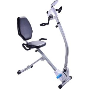 imageStamina Seated Upper Body Exercise Bike  Smart Workout App No Subscription Required Gray