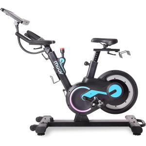 imageStamina mv Bike  Exercise Bike with Wireless Bluetooth Smart Mount  Integrated mv App for Personalized Home Workout  Up to 330 lbs Weight Capacity
