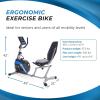 imageStamina Recumbent Exercise Bike 345  Exercise Bike with Smart Workout App  Recumbent Exercise Bike for Home Workout  Up to 300 lbs Weight Capacity