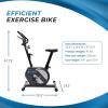 imageStamina Upright Exercise Bike 1308  Fitness Bike with Smart Workout App  Exercise Bike for Home Workout  Up to 300 lbs Weight Capacity
